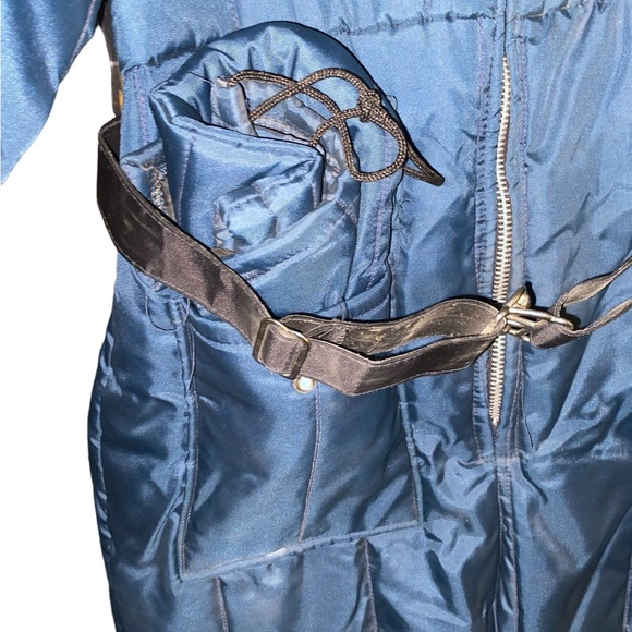 Vtg 1970s JC Penny Snowmobile Snowsuit Jumpsuit Coveralls 70s Womens 12-14 - Picture 3 of 9